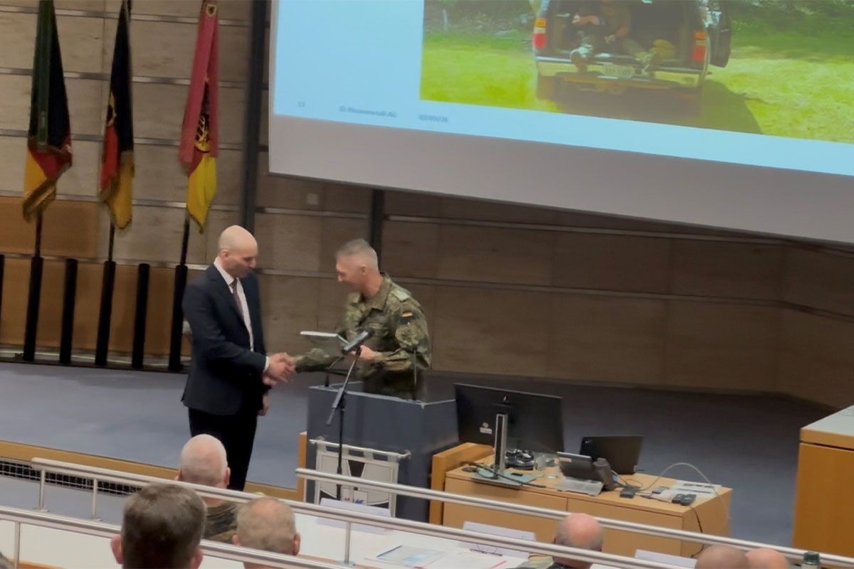 Wehrtechnisches Symposium 2026: Oberst Prill bedankt sich